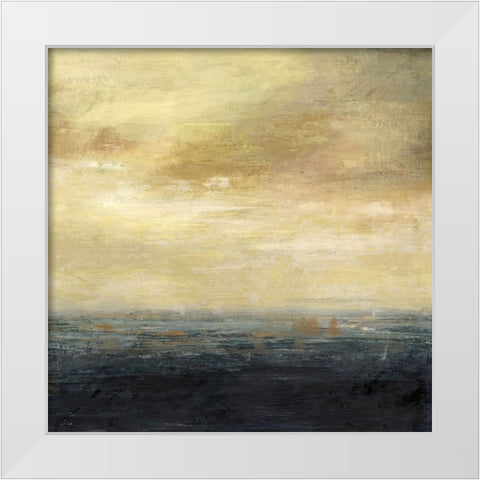 Black Sea White Modern Wood Framed Art Print by Nicoll, Suzanne