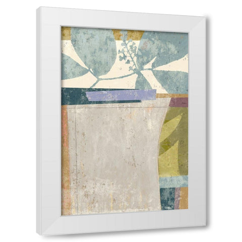 Calla 1 White Modern Wood Framed Art Print by Nicoll, Suzanne