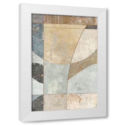 Complementary Angles 2 White Modern Wood Framed Art Print by Nicoll, Suzanne