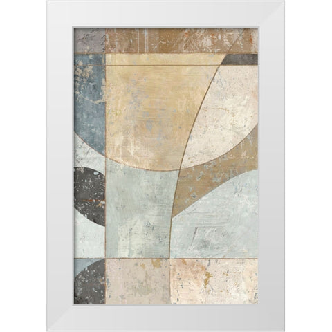 Complementary Angles 2 White Modern Wood Framed Art Print by Nicoll, Suzanne