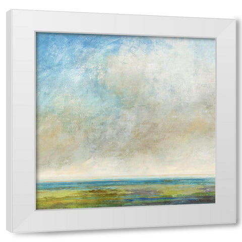 East Hamptom White Modern Wood Framed Art Print by Nicoll, Suzanne