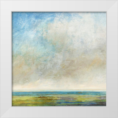 East Hamptom White Modern Wood Framed Art Print by Nicoll, Suzanne