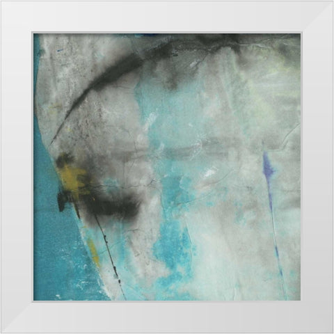 Into the Surf One White Modern Wood Framed Art Print by Oppenheimer, Michelle
