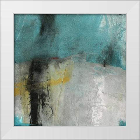 Into the Surf Two White Modern Wood Framed Art Print by Oppenheimer, Michelle