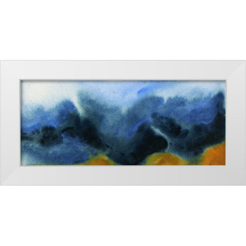 No Ambivalence White Modern Wood Framed Art Print by Oppenheimer, Michelle