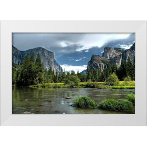 Yosemite White Modern Wood Framed Art Print by Oldford, Tim