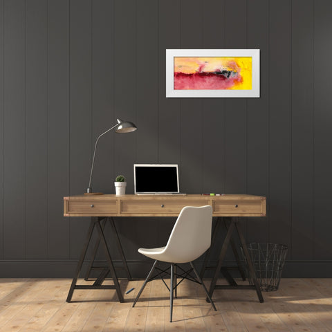 A Dream within a Dream White Modern Wood Framed Art Print by Oppenheimer, Michelle