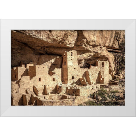 Mesa Verde White Modern Wood Framed Art Print by Oldford, Tim