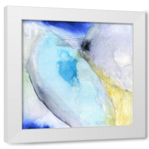 Of the Brighter Cold Moon White Modern Wood Framed Art Print by Oppenheimer, Michelle
