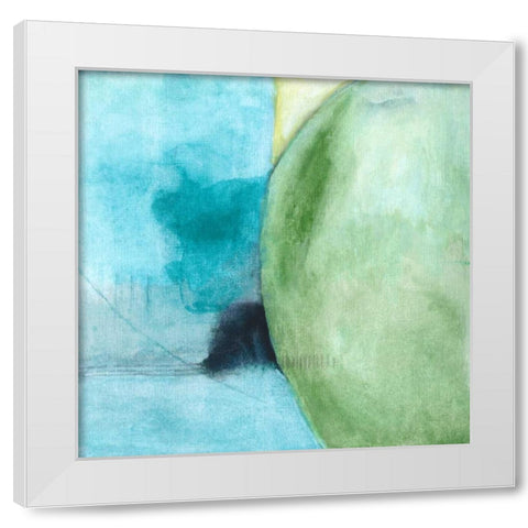 Joy To My Heart White Modern Wood Framed Art Print by Oppenheimer, Michelle