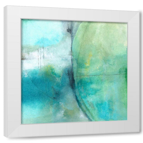 Amid The Roar White Modern Wood Framed Art Print by Oppenheimer, Michelle