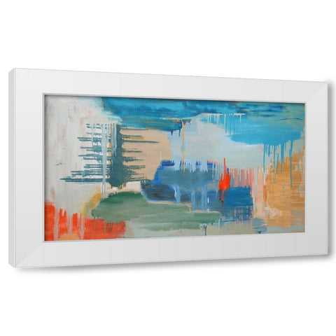 Beacon White Modern Wood Framed Art Print by ONeill, Carolyn