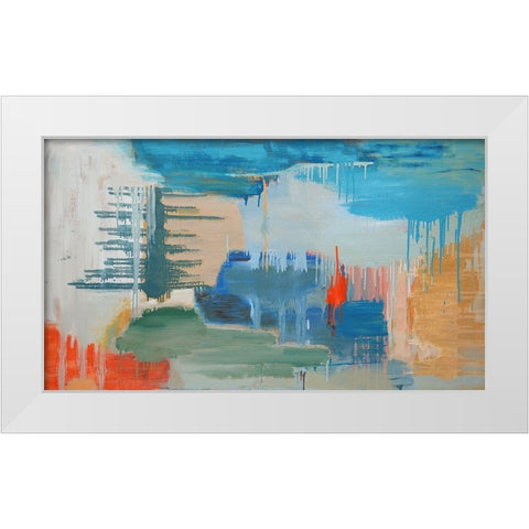 Beacon White Modern Wood Framed Art Print by ONeill, Carolyn