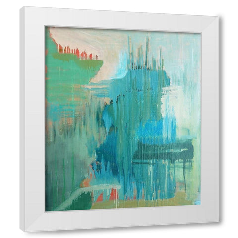 Substance White Modern Wood Framed Art Print by ONeill, Carolyn
