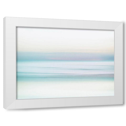 Oceanscape 1 White Modern Wood Framed Art Print by Okula, Carina