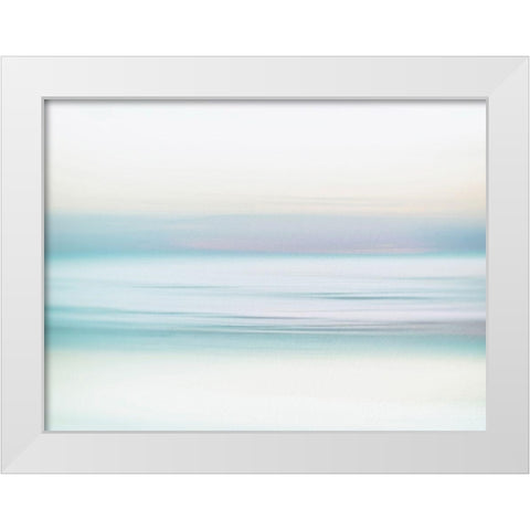 Oceanscape 1 White Modern Wood Framed Art Print by Okula, Carina