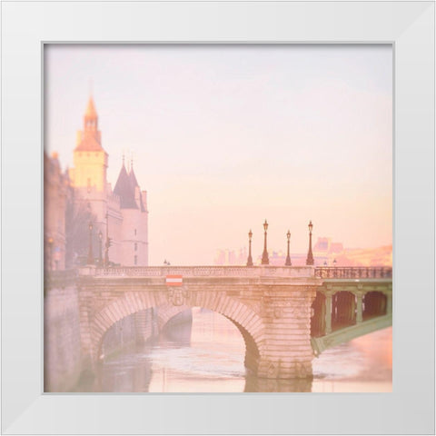 Paris Dreams 2 White Modern Wood Framed Art Print by Okula, Carina