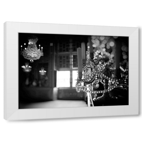 Paris Light White Modern Wood Framed Art Print by Okula, Carina