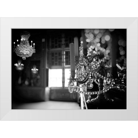 Paris Light White Modern Wood Framed Art Print by Okula, Carina