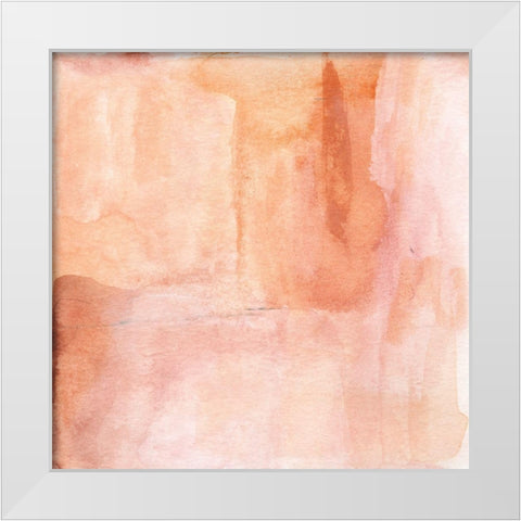 A Tender Poet White Modern Wood Framed Art Print by Oppenheimer, Michelle