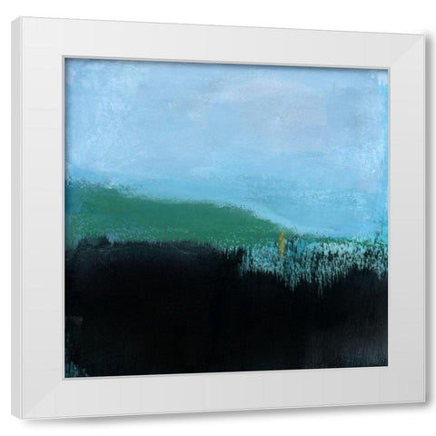 In-Between White Modern Wood Framed Art Print by Oppenheimer, Michelle