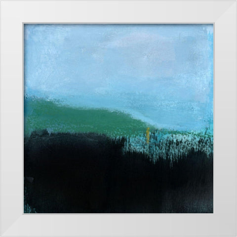 In-Between White Modern Wood Framed Art Print by Oppenheimer, Michelle