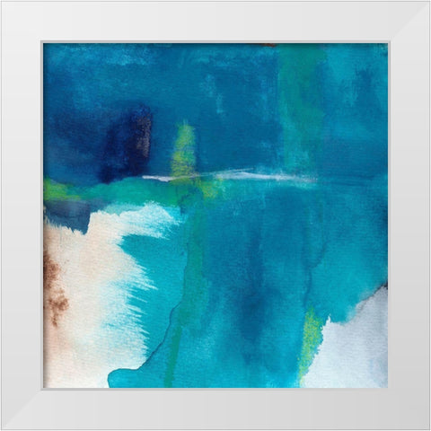 Momentum White Modern Wood Framed Art Print by Oppenheimer, Michelle
