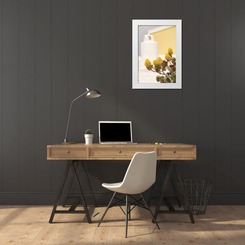 Greek Details White Modern Wood Framed Art Print by Okula, Carina