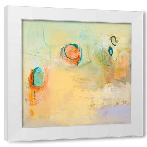 Secret Sweep White Modern Wood Framed Art Print by Pristas, Tracy Lynn