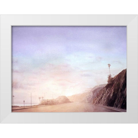 California Road Chronicles - 50 White Modern Wood Framed Art Print by Penezic, Relja