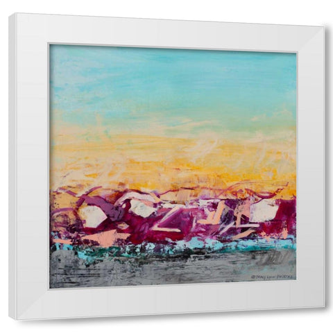 Whispered Wanderlust III White Modern Wood Framed Art Print by Pristas, Tracy Lynn