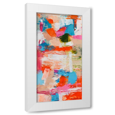 Immersed Sequence I White Modern Wood Framed Art Print by Pristas, Tracy Lynn