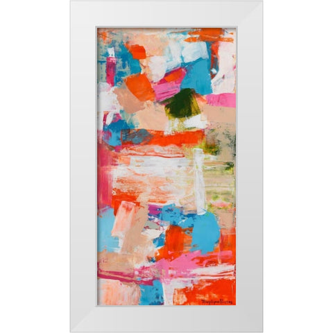 Immersed Sequence I White Modern Wood Framed Art Print by Pristas, Tracy Lynn