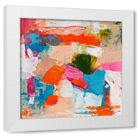 Immersed Sequence II White Modern Wood Framed Art Print by Pristas, Tracy Lynn
