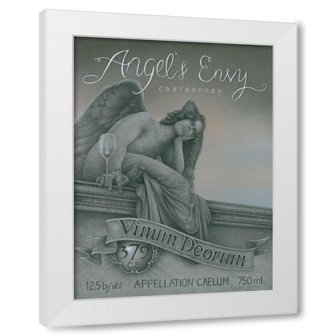 Angieas Envy White Modern Wood Framed Art Print by Peterson, Kurt