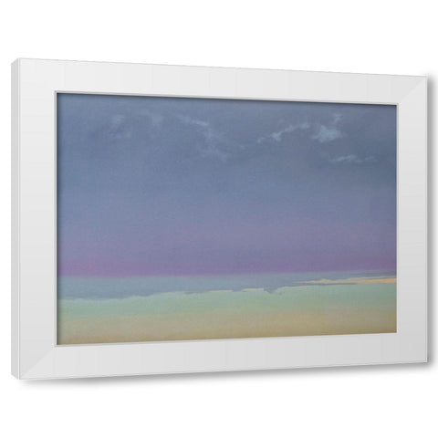 Twilight at Hill Country White Modern Wood Framed Art Print by Pannell, Cap