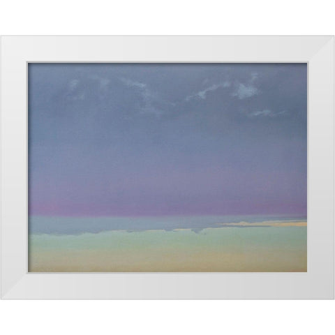 Twilight at Hill Country White Modern Wood Framed Art Print by Pannell, Cap