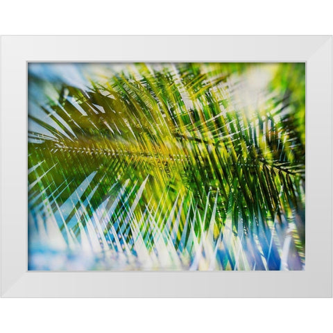 Evergreen No. 9 White Modern Wood Framed Art Print by Pfrommer, Sven