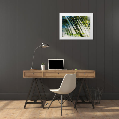 Evergreen No. 10 White Modern Wood Framed Art Print by Pfrommer, Sven