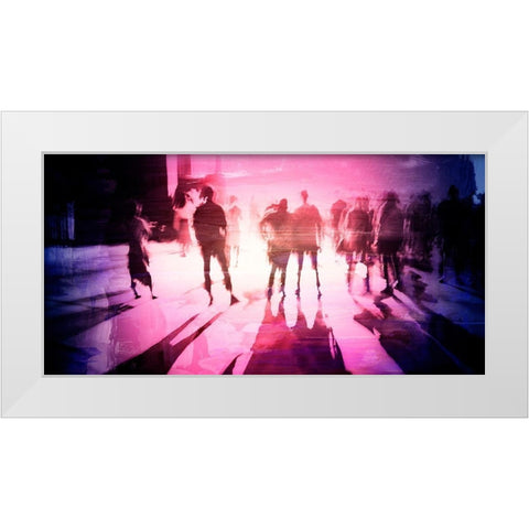 Java Jazz 33 White Modern Wood Framed Art Print by Pfrommer, Sven