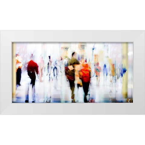 Java Jazz 35 White Modern Wood Framed Art Print by Pfrommer, Sven