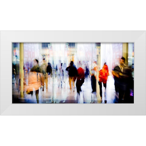 Java Jazz 46 White Modern Wood Framed Art Print by Pfrommer, Sven