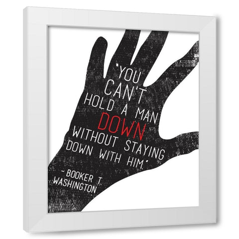 Booker T White Modern Wood Framed Art Print by Proctor, Tenisha