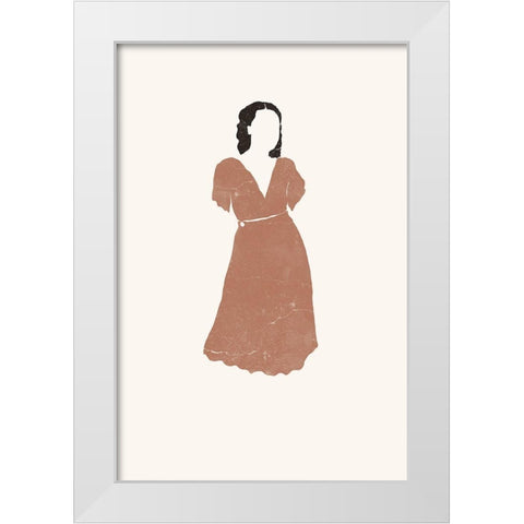 Sienna Summer No. 2 White Modern Wood Framed Art Print by Pont, Yuyu
