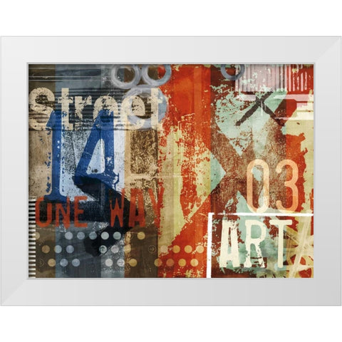 Art Type IV White Modern Wood Framed Art Print by Pfrommer, Sven