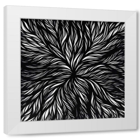 Dissolution White Modern Wood Framed Art Print by Phelps, Nathan Richard