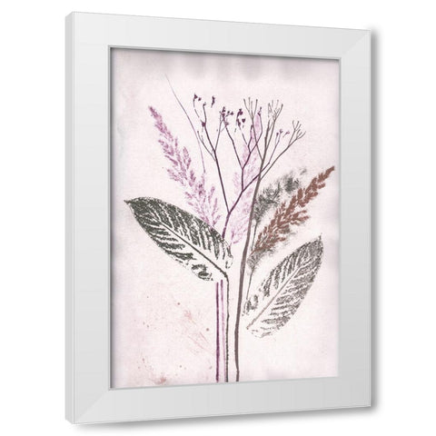 Bouquet 3 White Modern Wood Framed Art Print by Folcarelli, Pernille