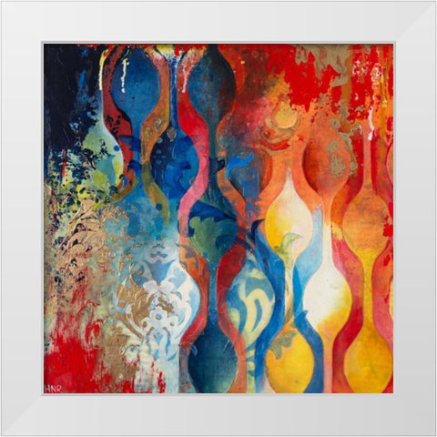 Clarity of Thought White Modern Wood Framed Art Print by Robinson, Heather Noel