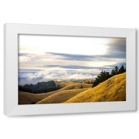 By Mass Form and Time White Modern Wood Framed Art Print by Rogers, Eunika