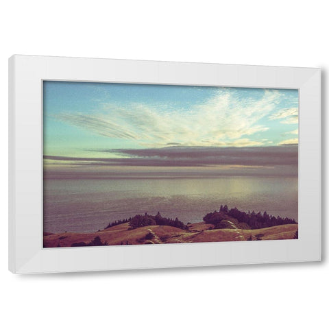 Pulls at My Soul White Modern Wood Framed Art Print by Rogers, Eunika